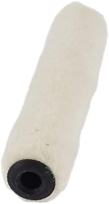 X-DREE קיר קיר קיר קיר צביעה מברשת החלפת שרוול קטיפה כיסוי גלילה לבן (קוביירטה דל רודילו דה לה