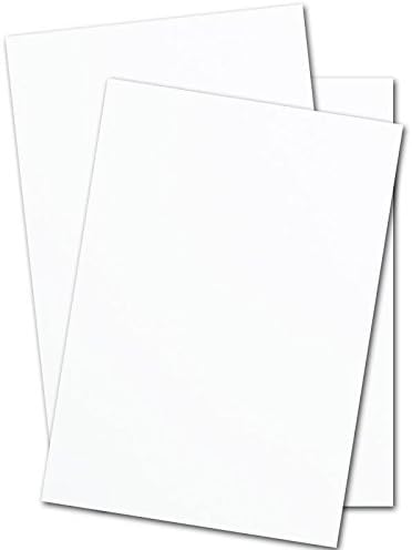 מלאי כרטיס לבן כבד-17 איקס 11 פרימיום 80 ליברות. כיסוי סופר חלק-נהדר להדפסה