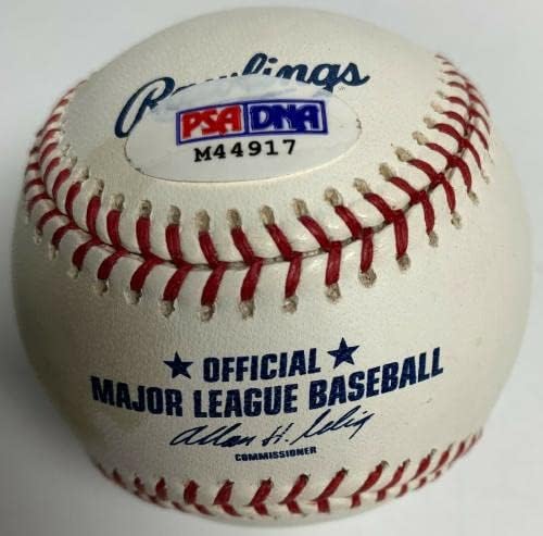 וילסון בטמיט חתום על בייסבול בייסבול MLB PSA M44917 - כדורי בייסבול עם חתימה
