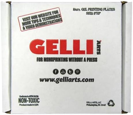 Gelli Arts® Plate Plate Plate 5X7 Pack