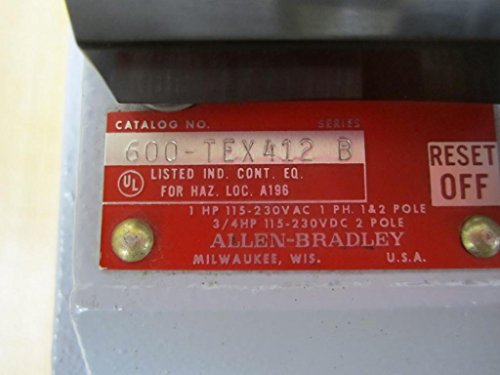 אלן בראדלי 600-טקס 412 סדרת מתגים ידניים B 600TEX412