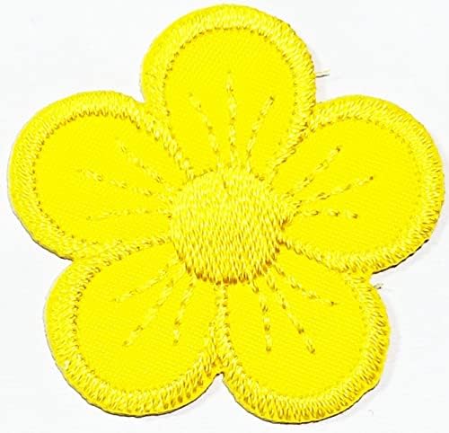 מיני צהוב חמוד דייזי קריקטורה ברזל על תיקוני פעילויות רקום לוגו להלביש ג ' ינס מעילי כובעי תרמילי חולצות