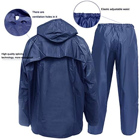 חליפות גשם לגברים במיוחד לייט מעילי גשם מגן עמיד למים בגדי עבודה לציוד גשם מתאים לגברים נשים
