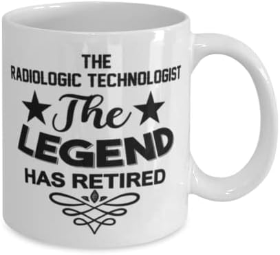 רדיולוגי טכנולוג ספל, האגדה יש בדימוס, חידוש ייחודי מתנת רעיונות רדיולוגי טכנולוג, קפה ספל תה כוס לבן