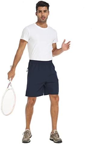 גברים של טיולים מכנסיים קצרים מטען מהיר יבש קל משקל מכנסיים קצרים לגברים אימון ספורט מכנסיים קצרים עם צד רוכסן
