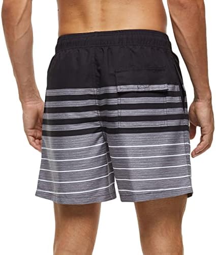 מכנסיים קצרים לגברים הדפסת פסים תחרה נושמת מכנסיים אטומים למים מכנסי חוף מכנסיים ספורטיביים מכנסיים מזדמנים