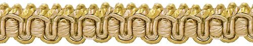 אריזה ערכה של 9 חצר של זהב עתיק 1/2 אינץ 'IIGIMP Style Style 0050ig צבע: זהב כפרי - 4975