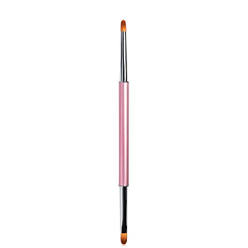 נייל מברשת עט כפול ראשי עבור ג ' ל לק עיצוב אקריליק ציור נייל אמנות כלים 1 מחשב