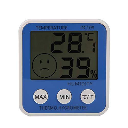 Quul Portable Home LCD דיגיטלי טמפרטורה מקורה מדחום היגרומטר מד.