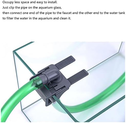 2 חבילה דגי טנק מים-שינוי תיקון מהדק אקווריום מים צינור חיבור תיקון מסגרת מים צינור צינור תמיכת מים