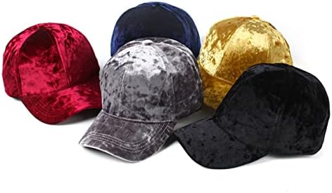 מנהונג קיץ נשי קיץ מזדמן מכסי בייסבול קטיפה קטיפה כובע מתכוונן מכסים כובעי בייסבול חמודים לנשים