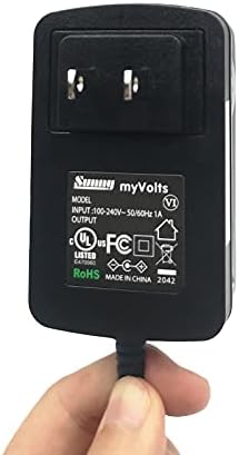 Myvolts 9V מתאם אספקת חשמל תואם/החלפה ל- Saitek HGN 5009 PSU חלק - ארהב התקע
