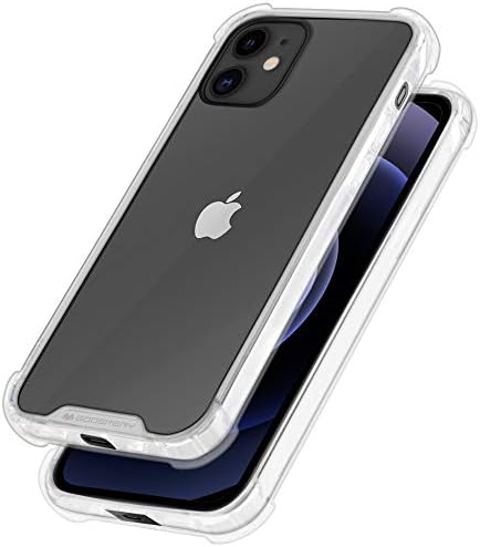 GOOSPERY iPhone 12 Pro, iPhone 12, Crystal Clyder Protective Cover Case עם פינות מזוינות, מארז טלפון
