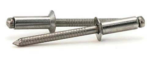 Pop Rivet Countersunk 304 נירוסטה-6-6C 3/16 x 3/8 Gap Qty-500