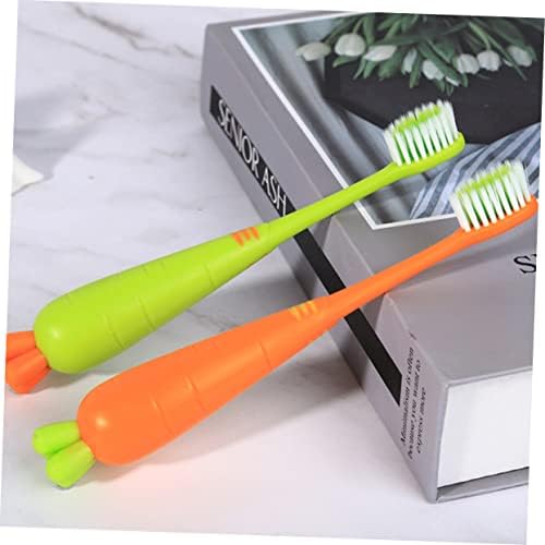 Healeved 16 Pcs Carrot Toothbrush Manual Toothbrushes Kid Toothbrushes Toddler Toothbrushes Extra