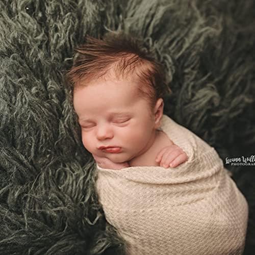 אדרה יילוד צילום אבזרי כורכת תינוק פוטושוט תינוק תמונה פוזות מרקם לסרוג מצויץ ופל סוודר