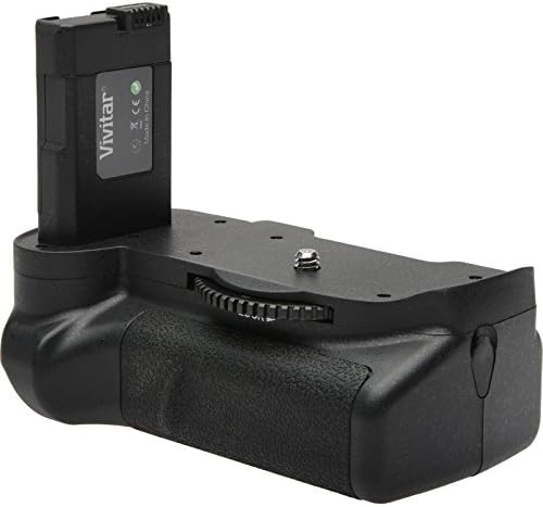 Vivitar pro אחיזת סוללות רב-כוח עבור Nikon D5300 ו- D5500 DSLR מצלמה עם סוללה ומטען + ערכה מרוחקת