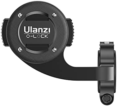 Ulanzi O-Lock Bike Mount, מחזיק טלפון סלולרי אופניים לחשמל/הר/קלנועית/עפר אופניים כידון, סיבוב 360 מעלות ומהיר