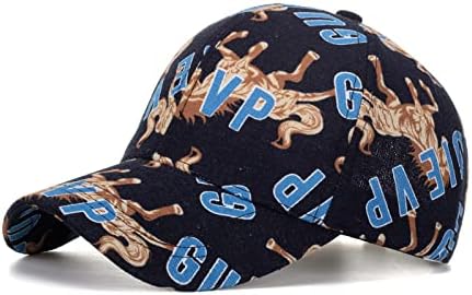 מנהונג אופנה נשים גברים ספורט כוכב הדפס נושם חוף מתכוונן כובע בייסבול היפ הופ קאבס כובע בייסבול נוער