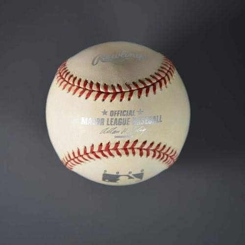 קרל קרופורד חתום על 2000 MLB דיו סילבר בייסבול אוטומטי B&E הולוגרמה - כדורי בייסבול חתימה
