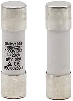 Kavju DC 1000V סולארי מכה מהירה קרמיקה קרמיקה GPV נתיך קישור DNPV1038 10x38 GG CUTOUT 2A 4A 6A 8A