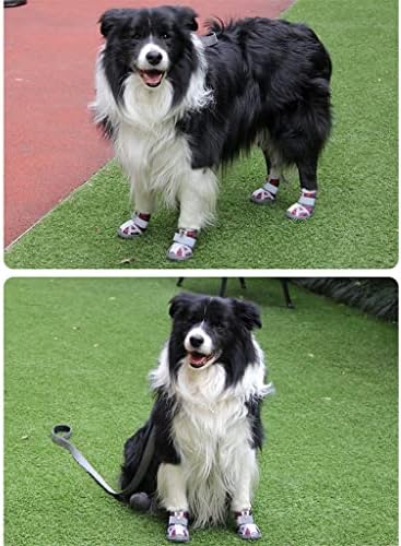 נעלי כלבים של LEPSJGC מנעלי כלבים רכות כלבים רכים לכלבים קטנים ובינוניים חיצוניים חיצוניים נעלי