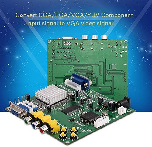 משחק ארקייד Zerone CGA/EGA/YUV/RGB ל- VGA HD לוח מתאם ממיר וידאו עבור CRT LCD PDP Monitor, עם ממיר