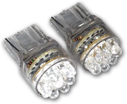 TuningPros LEDTL-T20-A15 אור זנב נורות LED נורות T20 טריז, 15 ענבר LED 2-PC סט