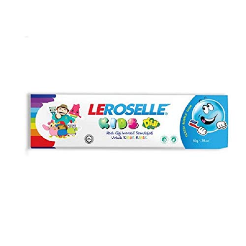 MG LEROSELLE KID משחת שיניים משחת שיניים מסטיק 50 גרם -הדבקת השיניים החדשנית של Leroselle בעדינות