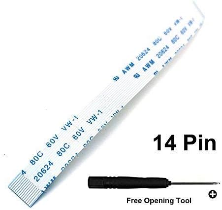 RINBERS JDS-001 14 PIN מחבר מתג מתג כבל סרט עם מברג כלי פתיחה בחינם עבור Sony PlayStation 4 PS4