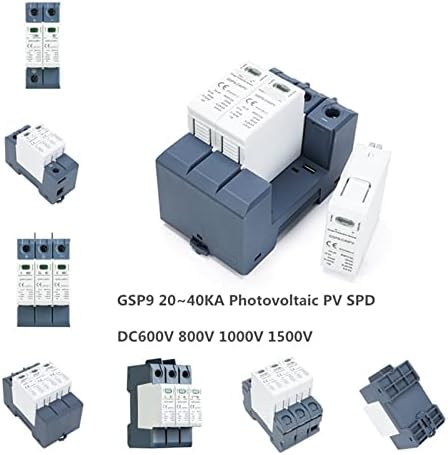 Pikis GSP9 Photovoltaic DC 3P 600V 1000V 1500V 40KA מגן מגן על מכשיר מגן הגנה על ברק DIN Rail T1+T2