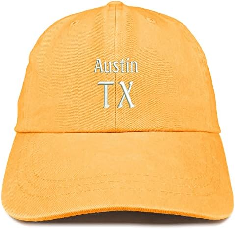 חנות הלבשה אופנתית Austin TX פיגמנט רקום כובע בייסבול שטוף