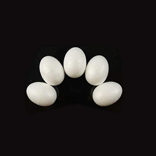 CIIEEEO 10 יחידות ביצים ביציות קלקר צורות ביצי קצף לביצי עץ חג המולד מלאכה ביצי קצף לבנות לביצים למרכזי