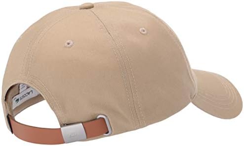 כובע רצועת עור מתכווננת של Lacoste גברים