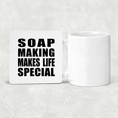 עיצוב סבון הופך את החיים למיוחדים, רכבת שתייה מחצלת לנגב את השערה ללא החלקה ללא החלקה, מתנות ליום הולדת יום
