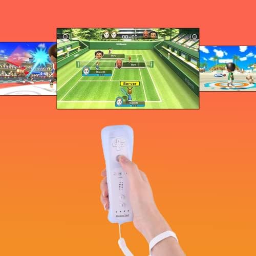 DliaO2 PSCK שלט מרחוק בנה בתנועה פלוס ונונצ'וק עבור Wii/Wii U, Gamepad עם מארז סיליקון ופרק כף היד