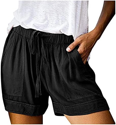 מכנסיים קצרים מזדמנים של Ruiruilico לנשים 2023 מכנסיים קצרים וינטג 'מכנסי וינטג
