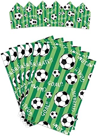 מרכזי 23 כדורגל גלישת נייר-בני יום הולדת גלישת נייר - 6 גיליונות ירוק מתנה לעטוף-כדורגל-ספורט-גביע העולם-מגיע