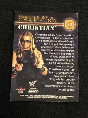 כריסטיאן 2001 Fleer WWF Clashs