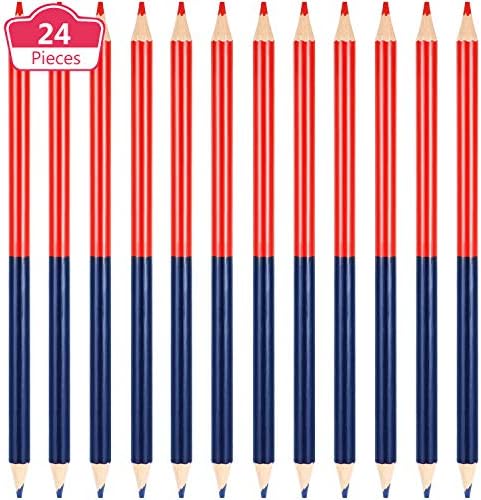 ג ' נמאי אדום וכחול עפרונות בדיקת עפרונות כפול הסתיים בצבע מחיק עפרונות מראש חידד 2 בתים לבדיקת מפת צביעת בדיקות