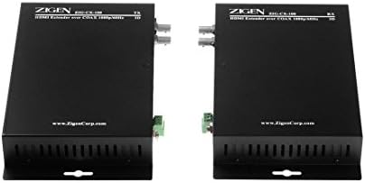 ZIGEN ZIG-CX-100 HDMI Extender מעל COAX-100M יחיד