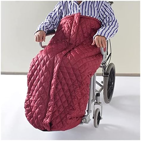 מג ' אד עמיד למים כיסא גלגלים שמיכת רגל תחתון גוף לשמור חם שמיכות למבוגרים, נוח כיסא גלגלים כיסוי צמר רירית
