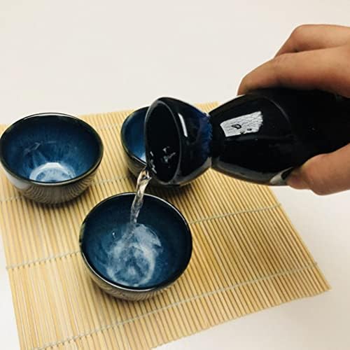 קומקום תה Upkoch סט קומקום יפני SAKE SAKE כוסות תה: כוסות סאג'ו כוס סאקה כוסות כוסות תה סיני כוס