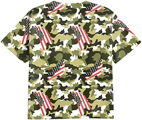 4 יולי חולצות לגברים לא גברים, אמריקאי דגל עצמאות יום קצר שרוול שרירים חולצה למעלה