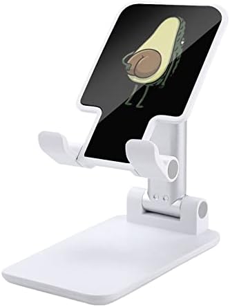 אבוקדו התחת קת מצחיק שולחן עבודה מתקפל מחזיק טלפון סלולרי נייד אביזרי שולחן מעמד מתכווננים