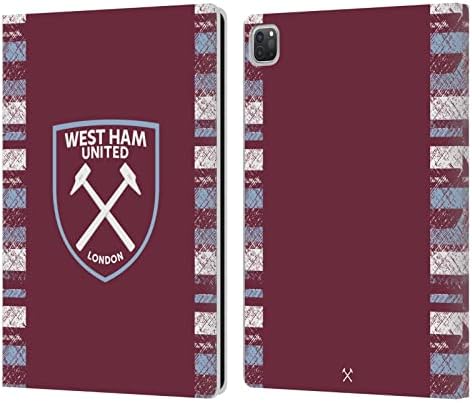 עיצובים לתיק ראש מורשים רשמית West Ham United FC Home 2022/23 ערכת קרסט עור ארנק עור מארז תואם