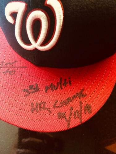 משחק היסטורי של חואן סוטו השתמש בכובע 11 בספטמבר, 2018 חתום MLB Holo Rookie - משחק חתימה משומש