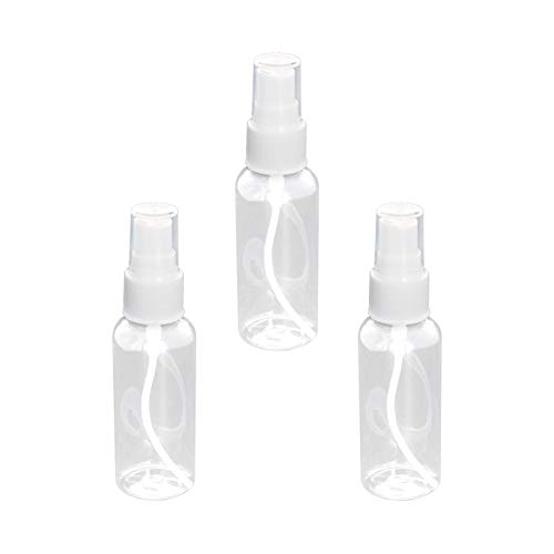 OTHMRO 3PCS בקבוקי ריסוס 50 מל/2OZ, ריק ערפל עדין מפלסטיק מיני בקבוק נסיעות סט מכולות נוזליות ניתנות