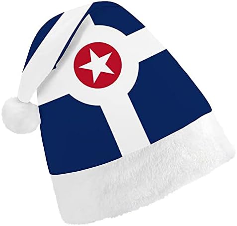 אינדיאנפוליס עיר דגל חג המולד כובע לשנה חדשה חג מסיבת קוספליי
