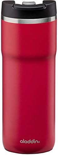 אלדין שומר על חם במשך 4 שעות BPA-Dishswasher Safe, נירוסטה, אדום, 0.47L
